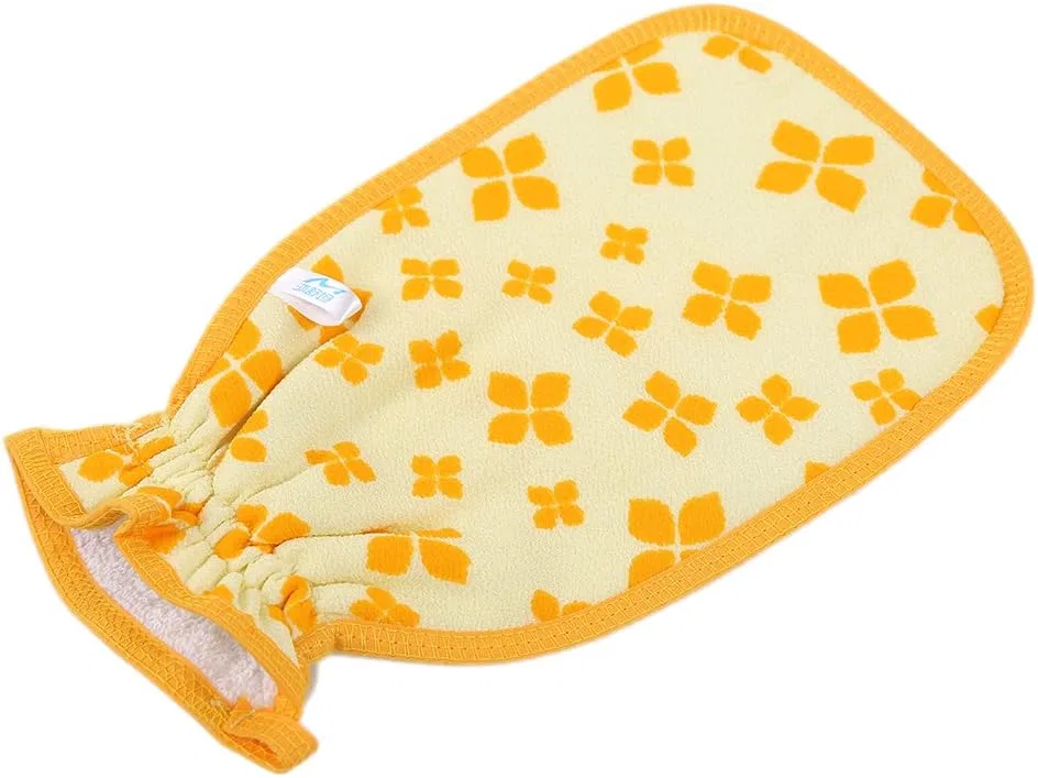 Скраб-варежка для тела Akasuri Mittens LissomPlume, желтый