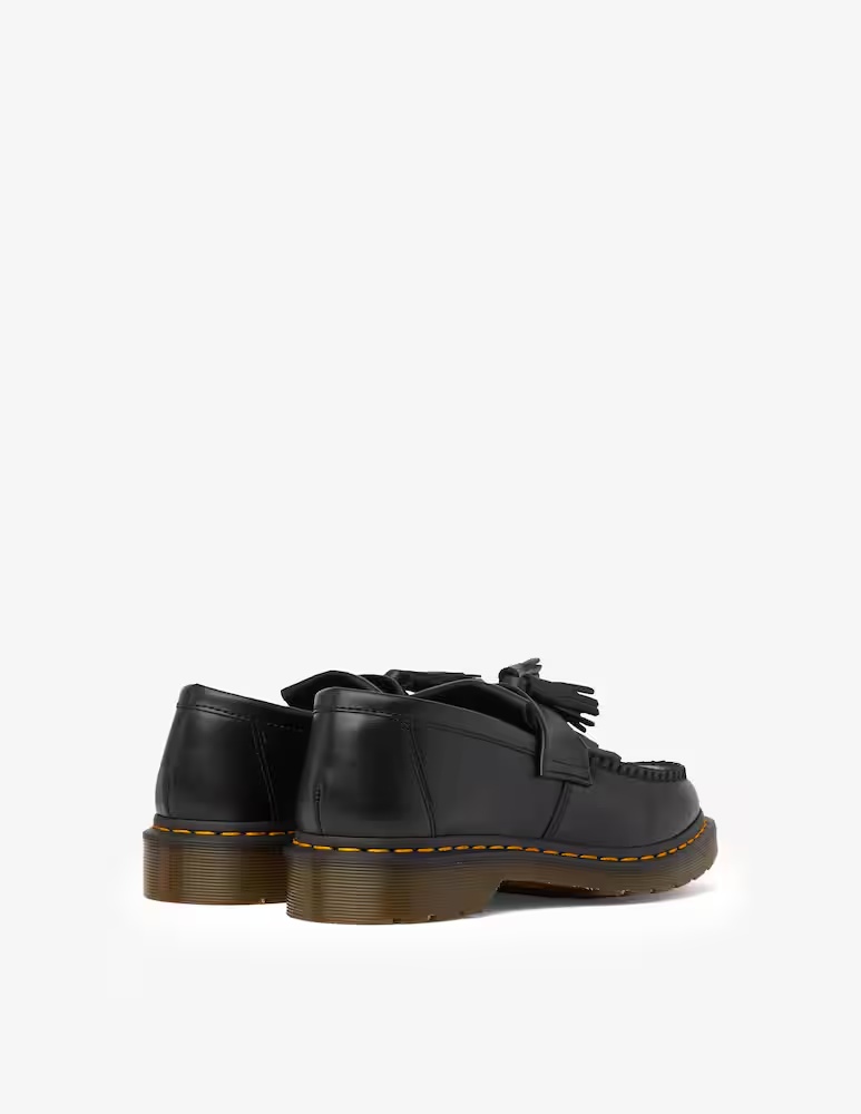 Мужские лоферы Dr. Martens кожаные с кисточками, черный — фото 4