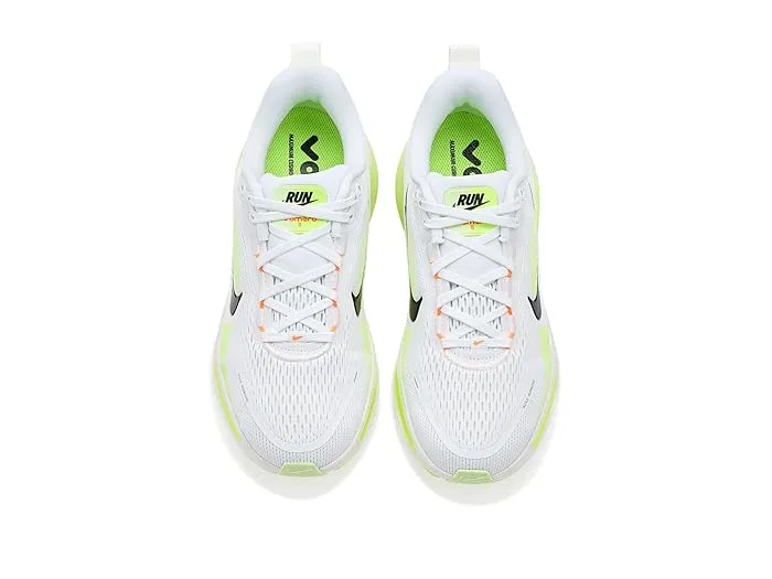 Кроссовки беговые Vomero 18 Nike Kids, White/Black/Volt/Barely Volt — фото 3