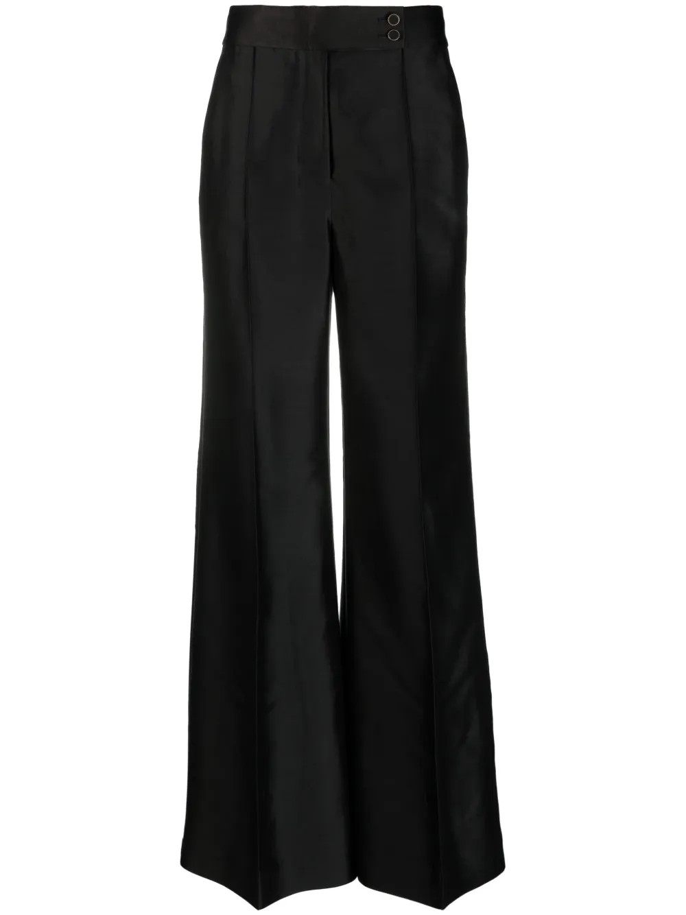 

Широкие брюки из смесовой шерсти ZIMMERMANN, черный