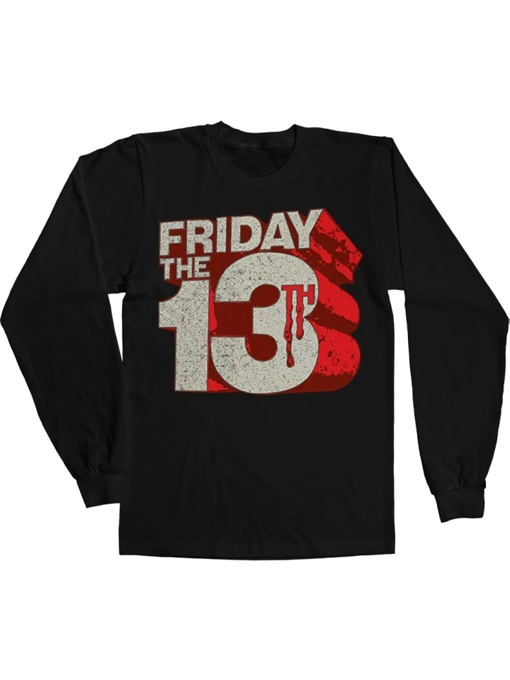

Лонгслив Friday The 13th, черный