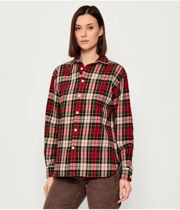 Рубашка relaxed fit Polo Ralph Lauren, красный