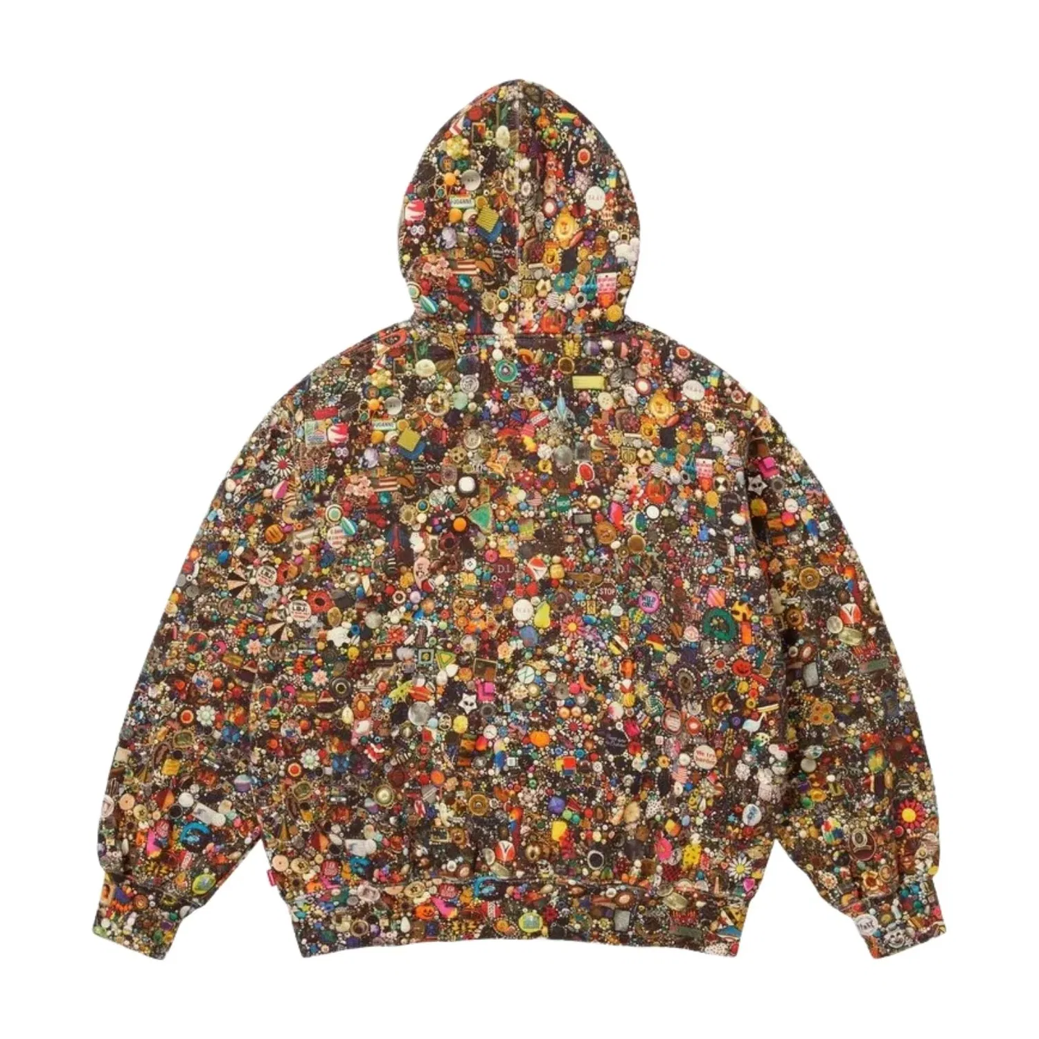 Толстовка Supreme x Mike Kelley SS26 на молнии с капюшоном, разноцветная, SUP-SS26-171 — фото 2