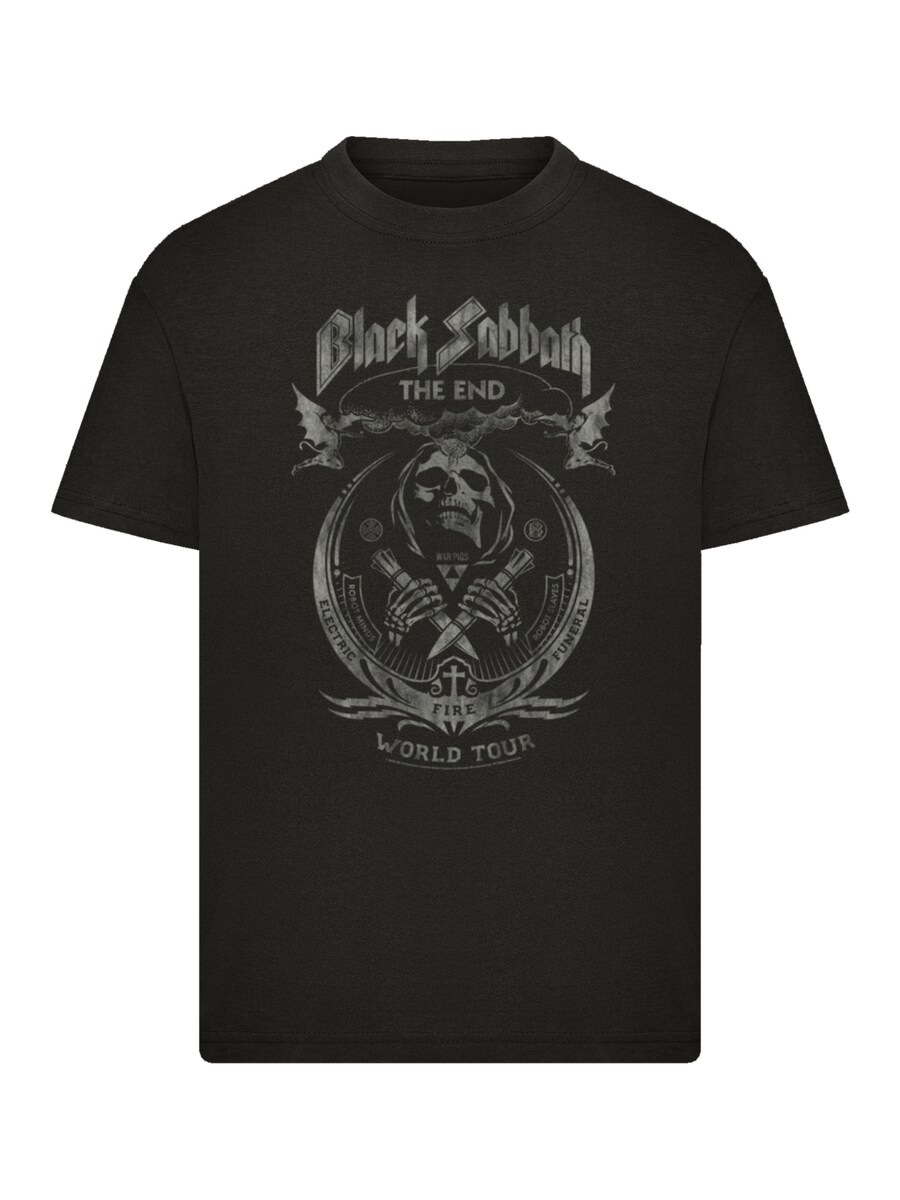 

Рубашка F4NT4STIC Black Sabbath The End World Tour, черный