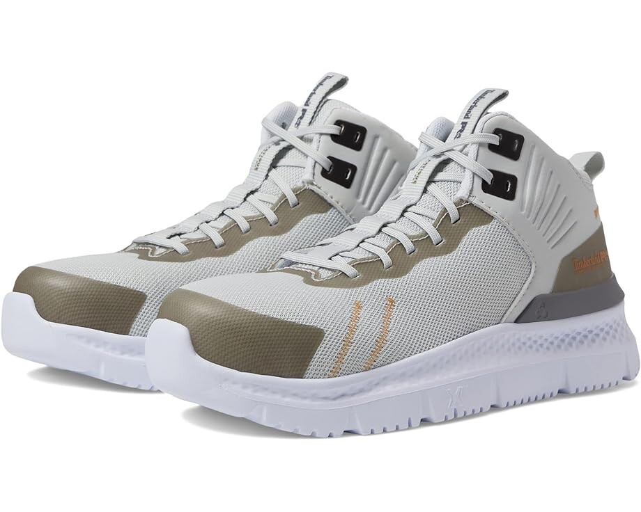 

Кроссовки Timberland PRO Setra Mid Composite Safety Toe, цвет Grey/Gold