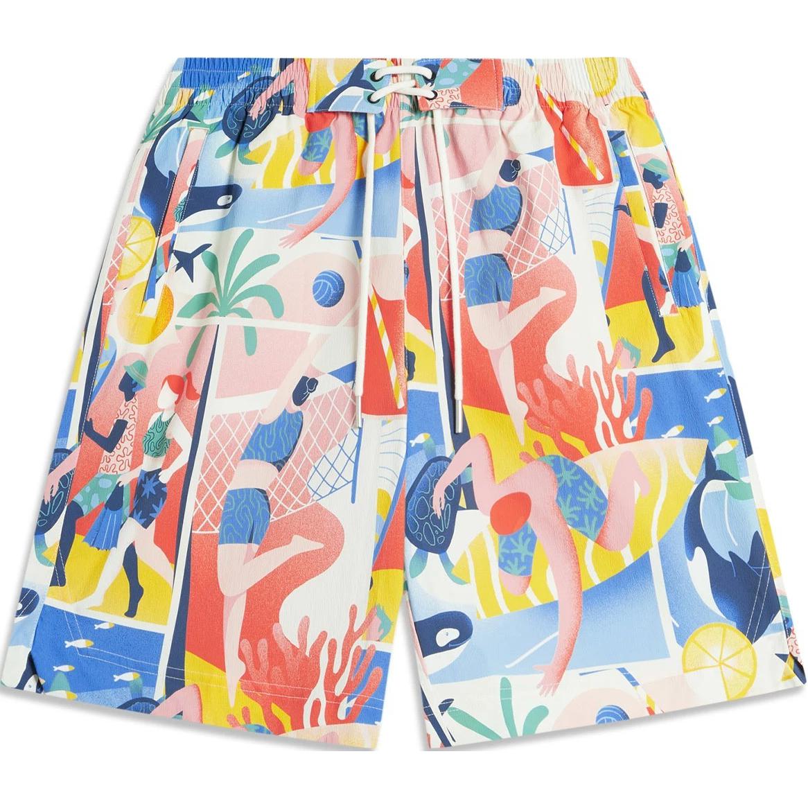 

Лининг Спортс Лайф Коллекция повседневные шорты мужские многоцветный комбинированный принт