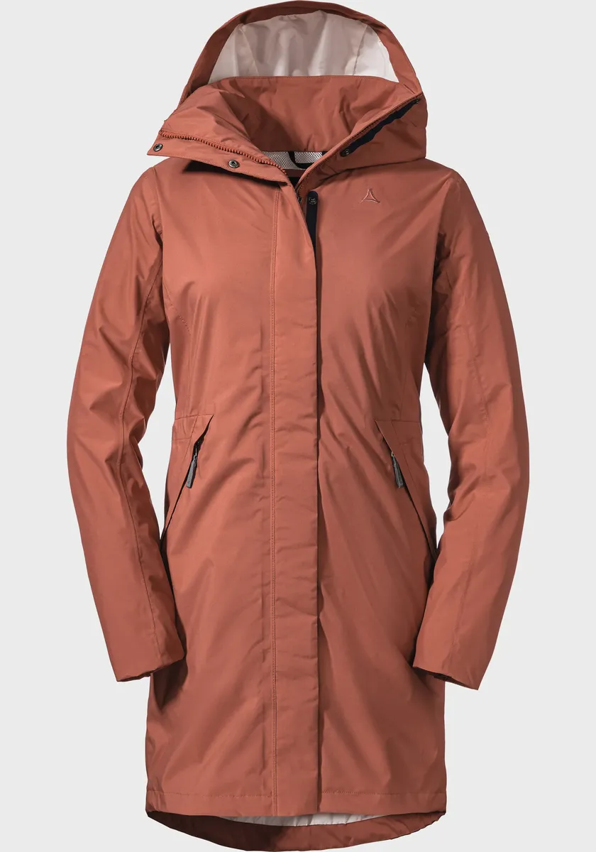 

Schöffel парка "Parka Sardegna L", с капюшоном, красный