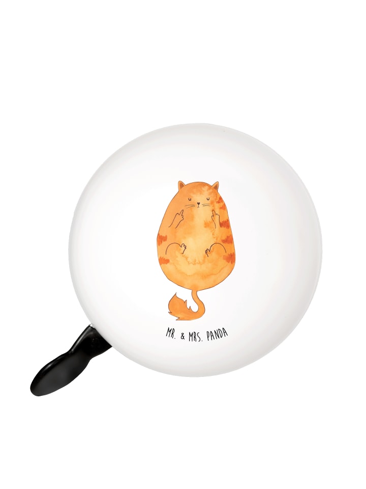 

Mr. & Mrs. Panda Велосипедный звонок, кошка, ранний пташка, без слов, в белом