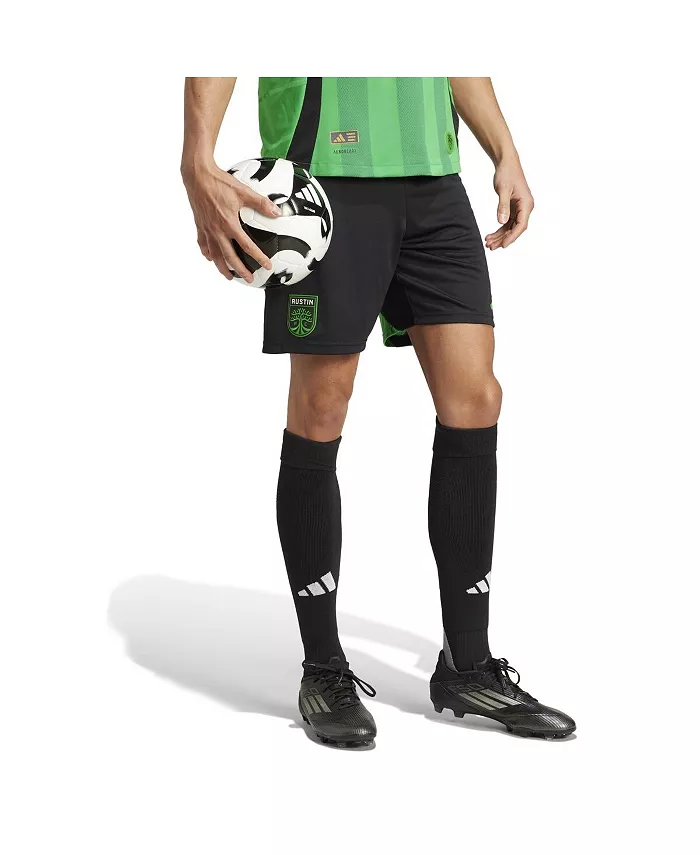 Мужские шорты Austin FC Home 2025 The Heartbeat Kit Authentic, черные adidas — фото 4