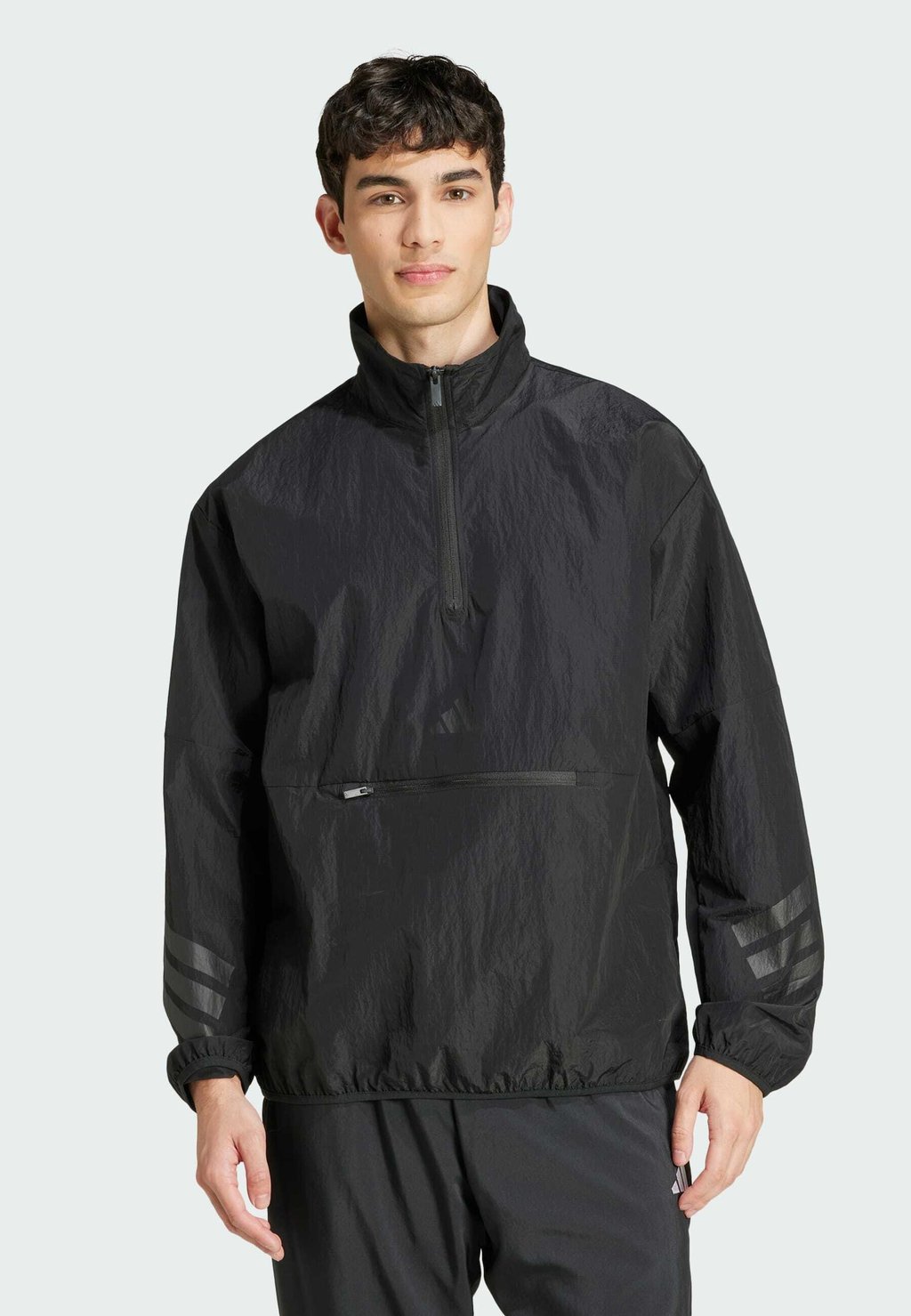 

Ветровка FUTURE ICONS 3-STRIPES HALF-ZIP adidas Sportswear, черный