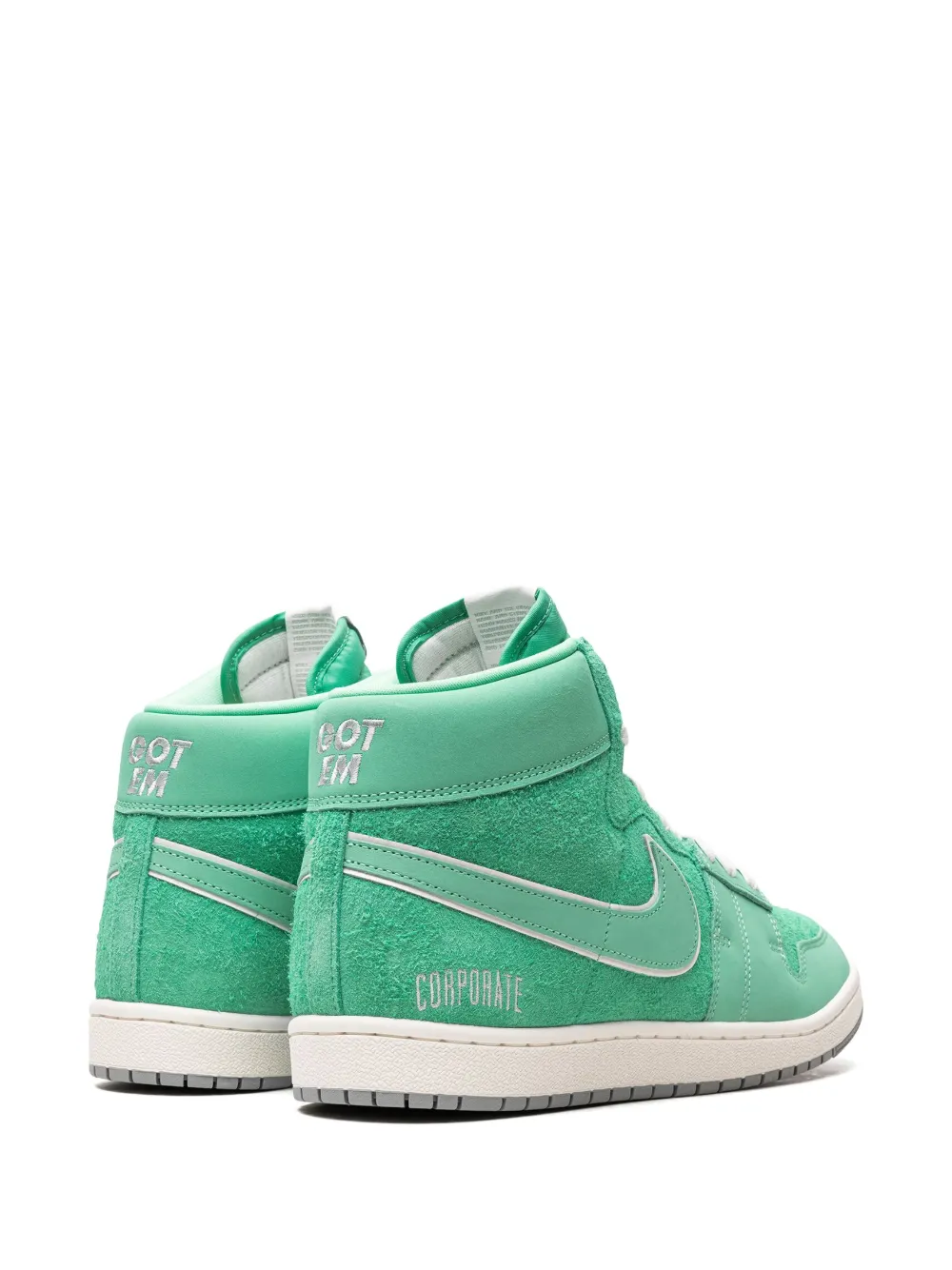 Кроссовки Air Ship Light Menta из коллаборации с Corporate Jordan, зеленый — фото 2