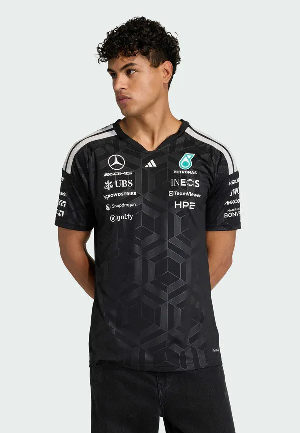 Футболка с принтом команды формулы-1 amg petronas Adidas Performance, Black