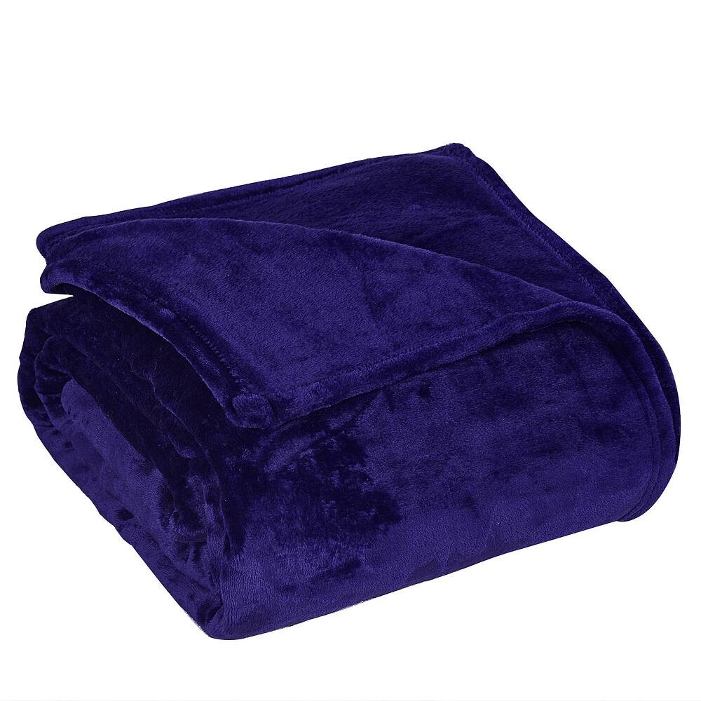 

Фланелевое флисовое одеяло HOME SOFT THINGS, синий