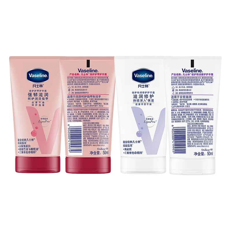 Крем для рук с витаминами для сияния кожи и цитрусовым ароматом Vaseline, Repairing Refreshing Scent Hand Cream*2+Vita Brightening Hand Cream*2 — фото 3