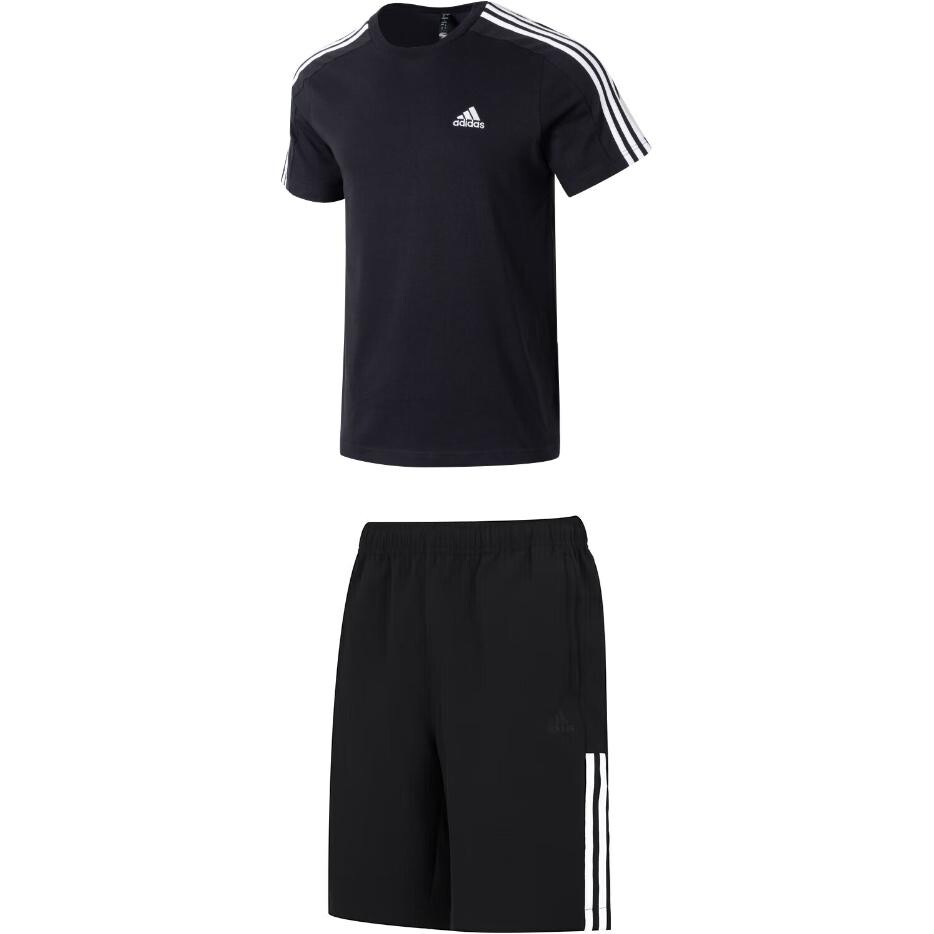 

Повседневная спортивная одежда для мужчин, черный цвет Adidas, черный