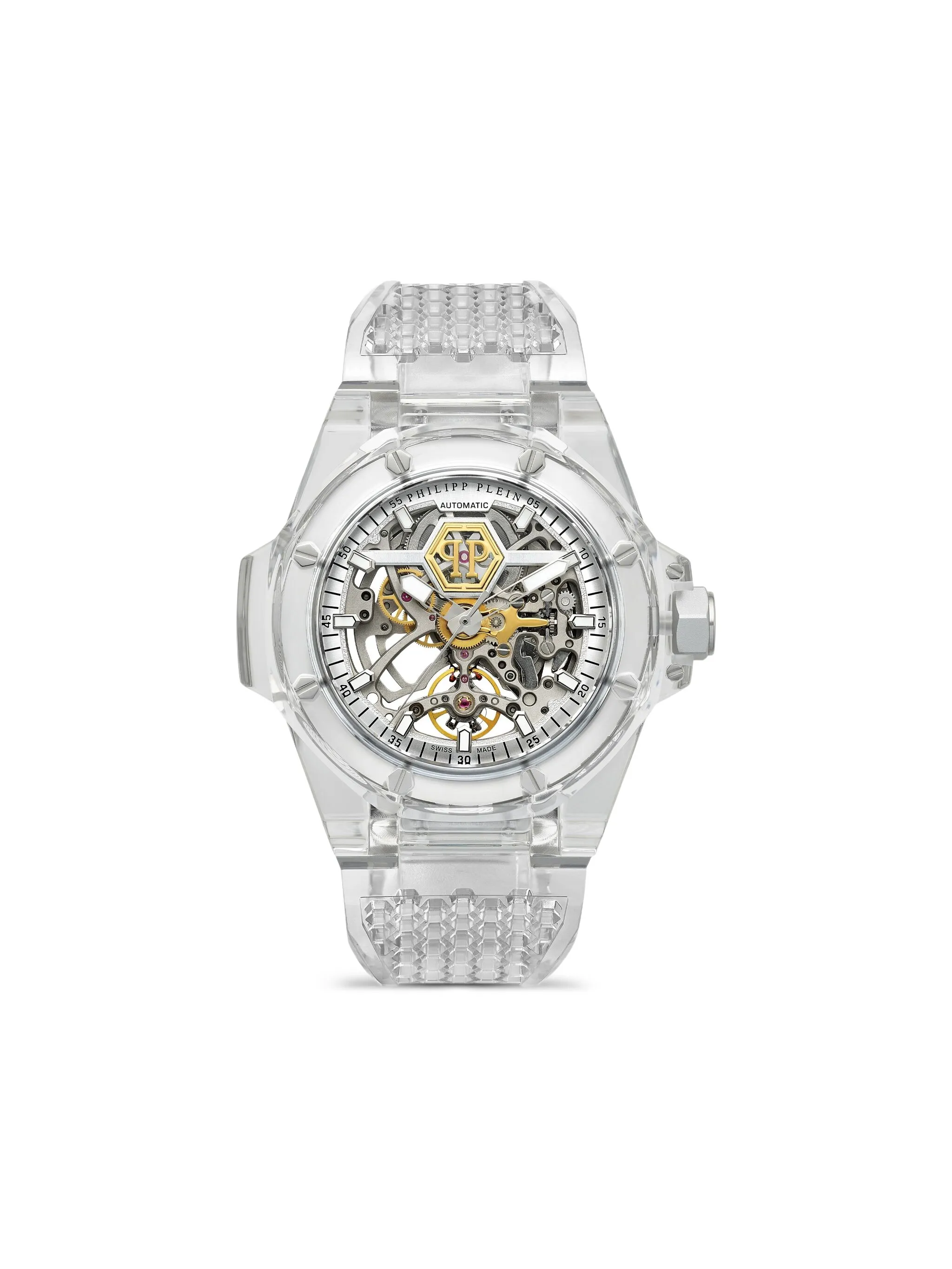 

Наручные часы King Phantom Ice 46 мм Philipp Plein, серебристый