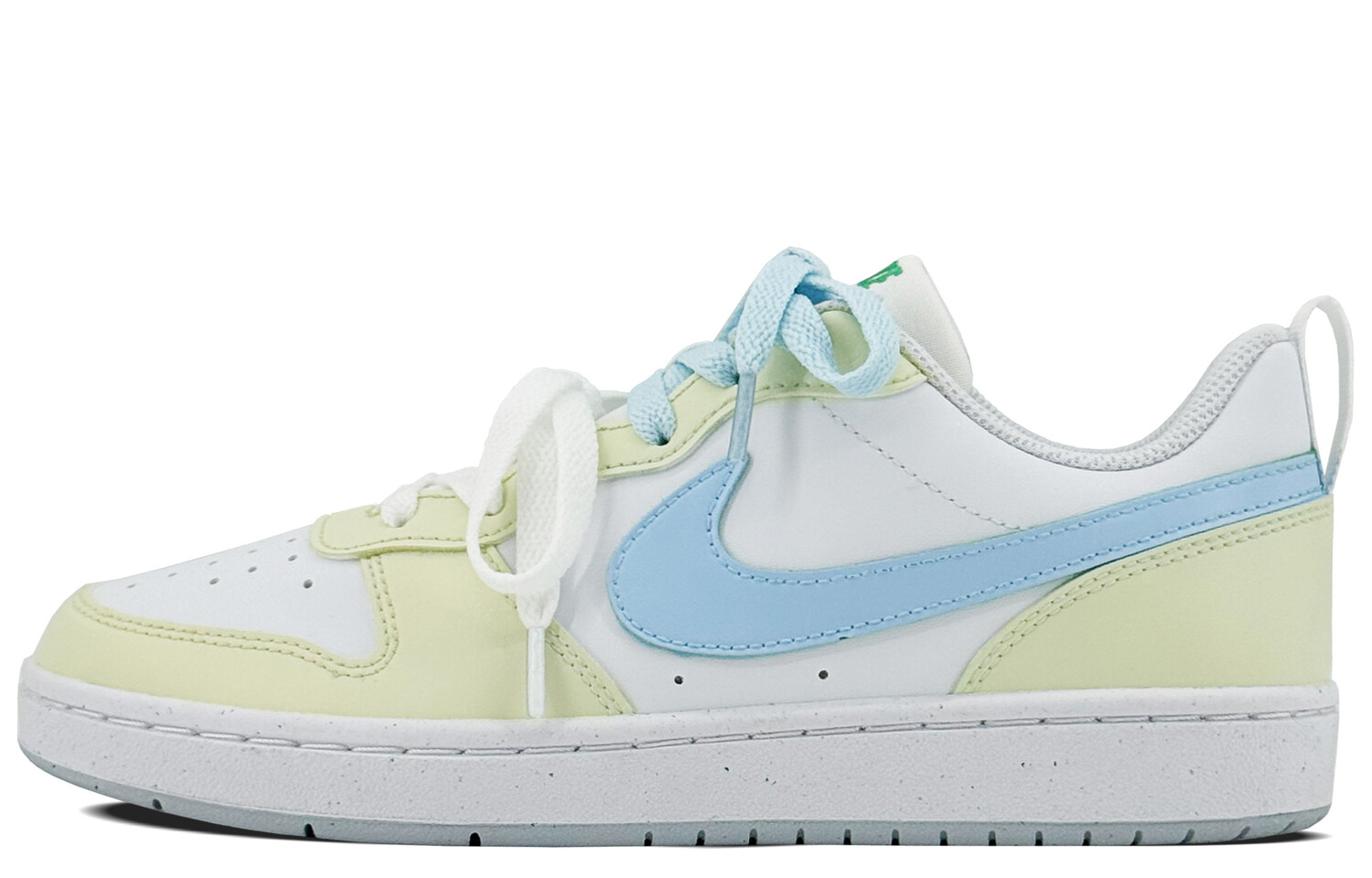 

Кроссовки Nike Court Borough Skateboarding Shoes Women's Low-top Blue/beige, цвет Custard