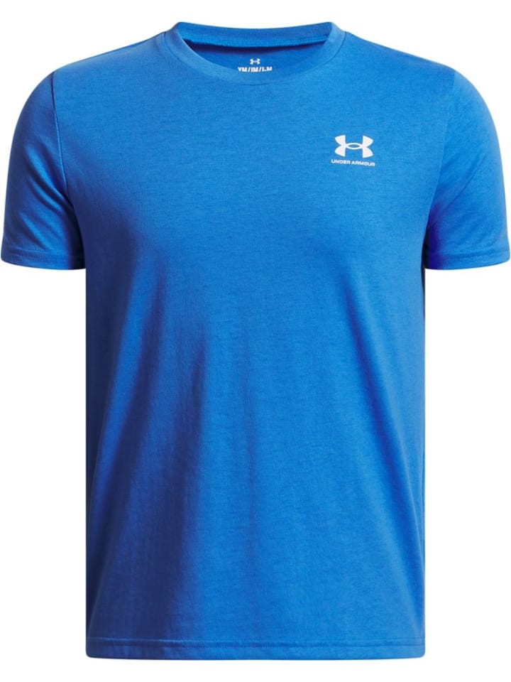 

Футболка спортивная Sportstyle Lc T-Shirt синего цвета Under Armour