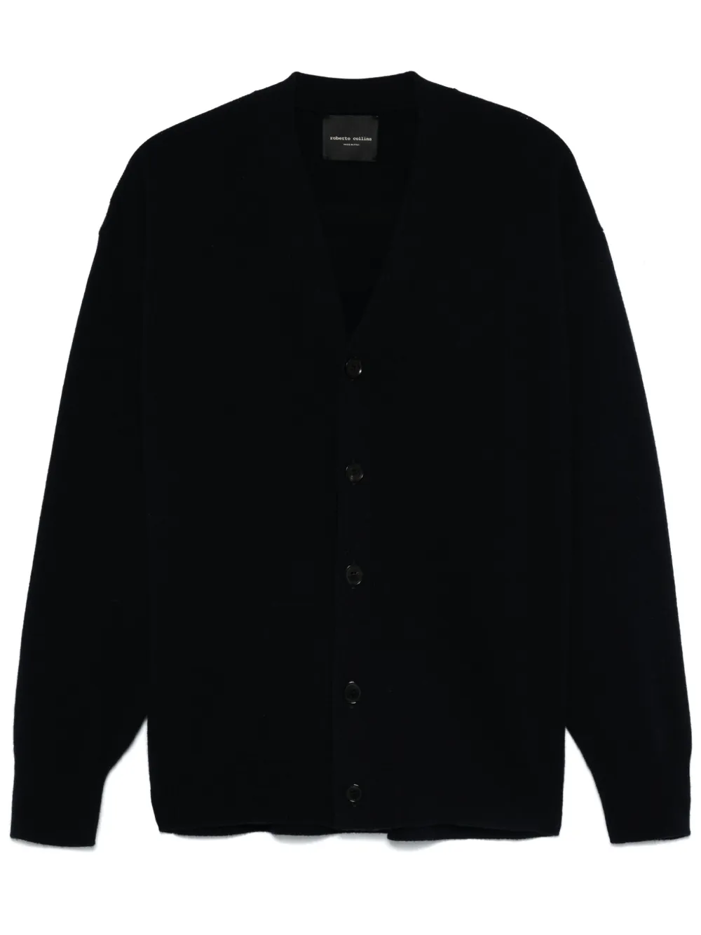 

Кардиган с V-образным вырезом Roberto Collina, синий