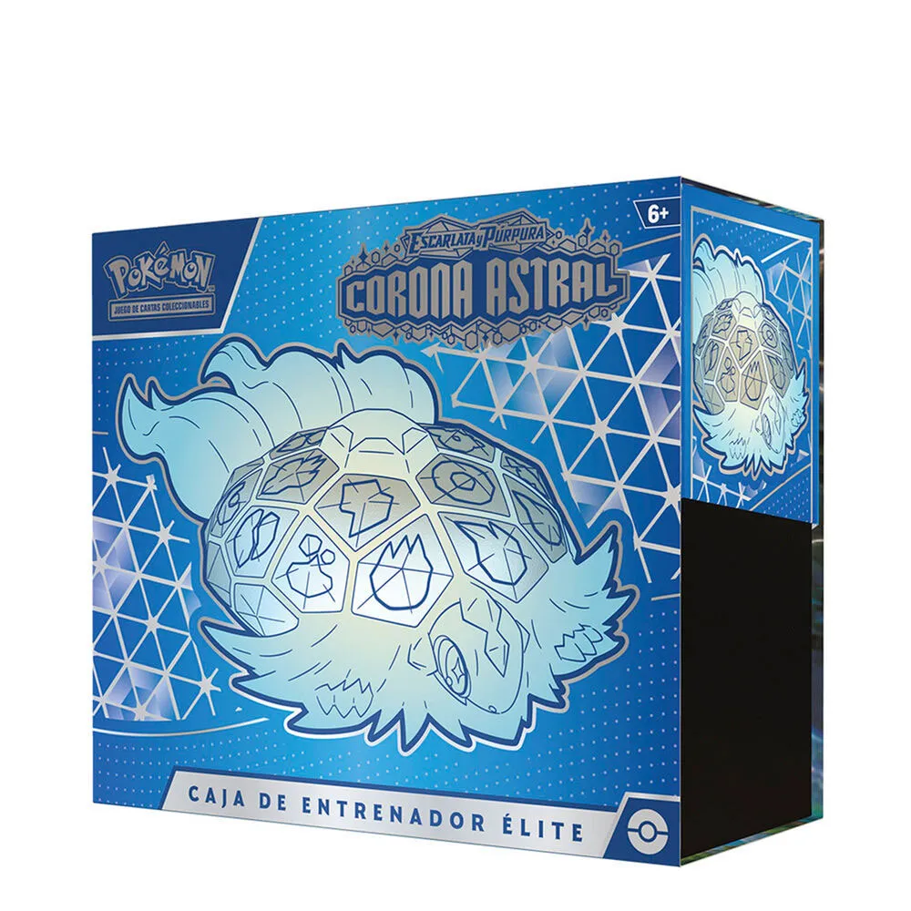 

Коллекционная карточная игра Pokemon Scarlet & Violet Astral Crown Elite Elite Trainer Box Trading Card (испанский вариант) Pokemon trading card game, синий