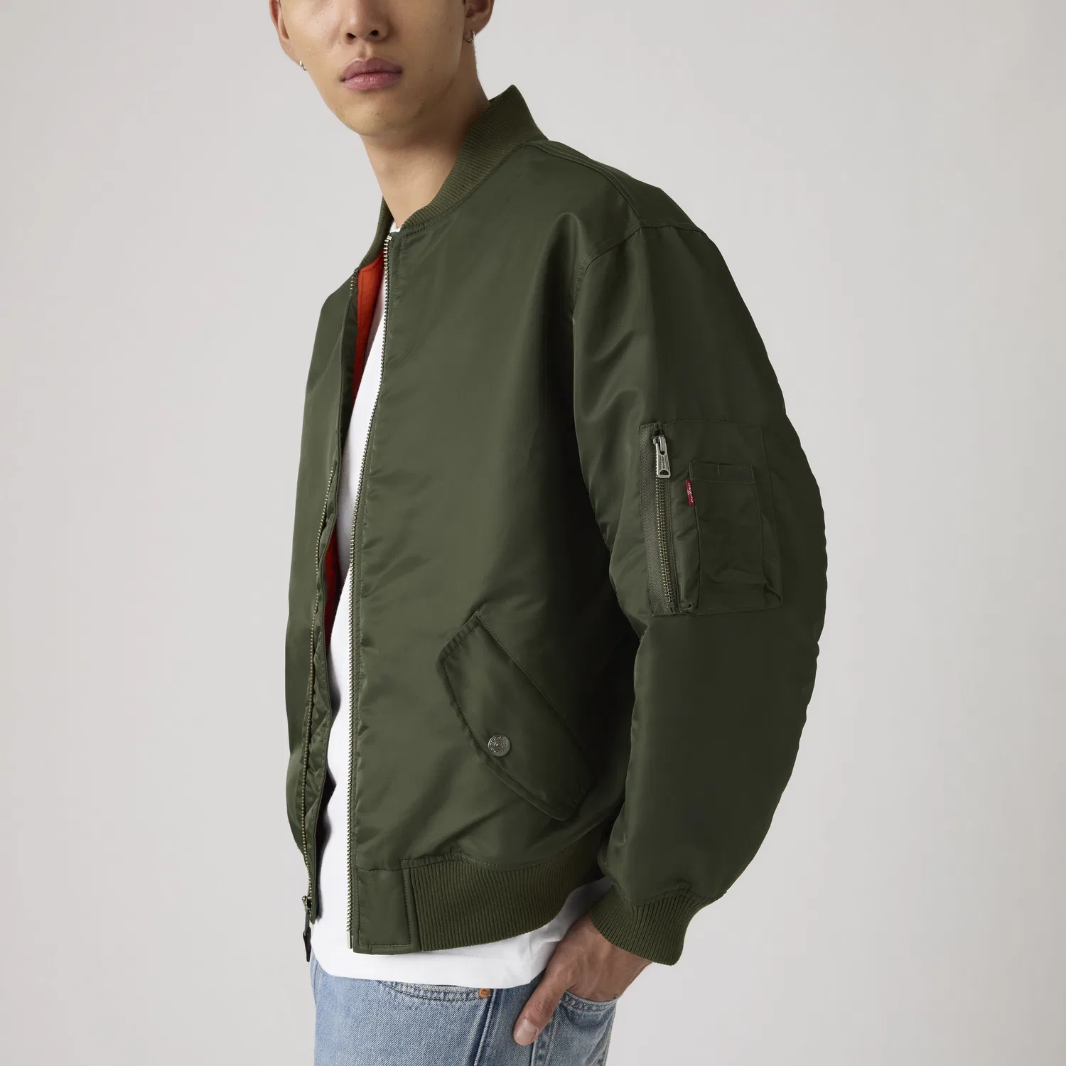 Куртка-бомбер Ma-1 Levi's, Green — фото 2