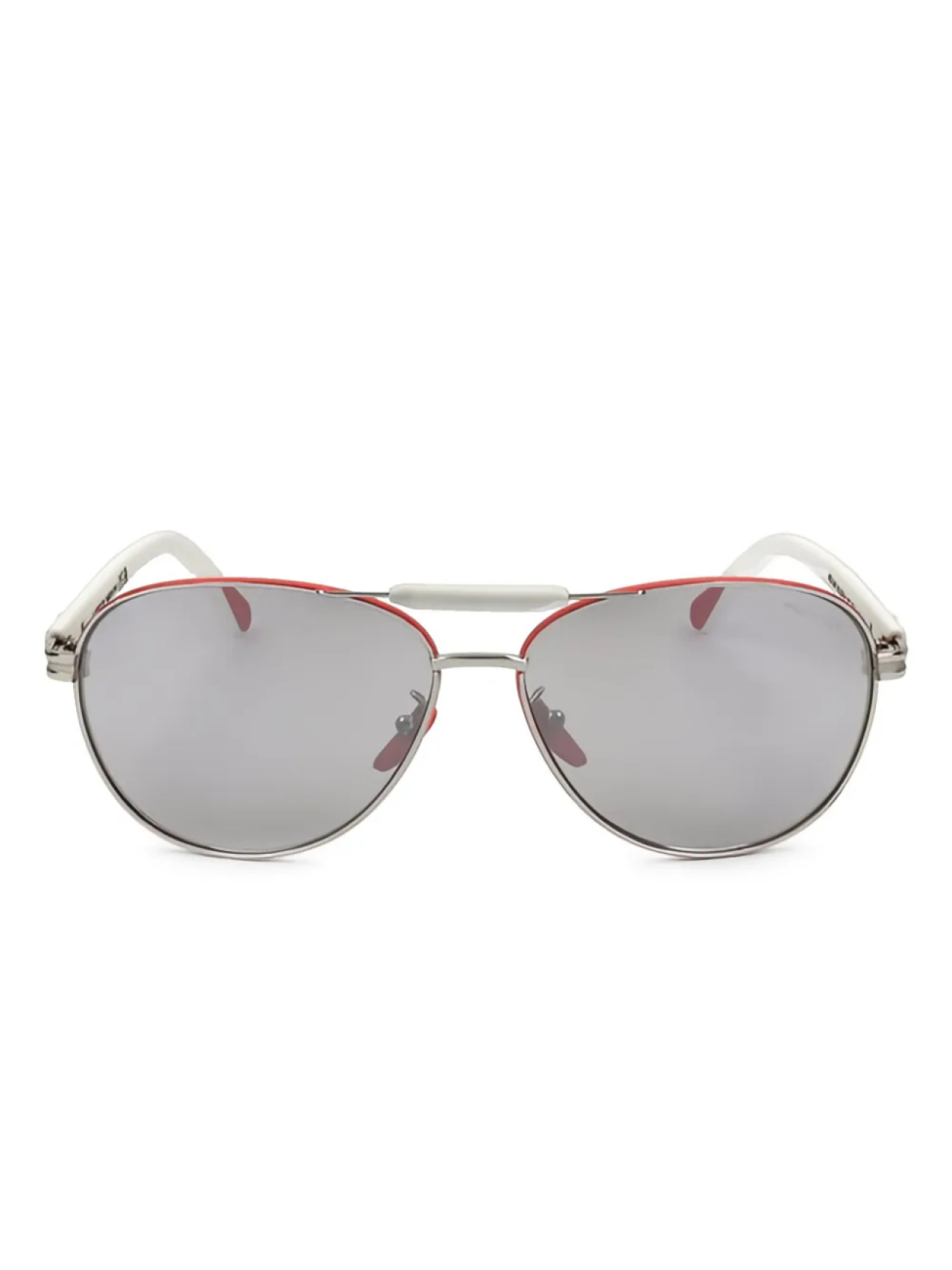 

Солнцезащитные очки-авиаторы Moncler Eyewear, серебряный