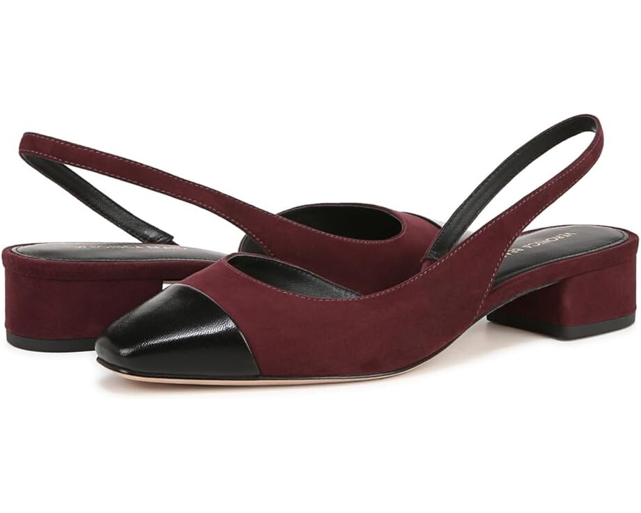 

Туфли Veronica Beard Cecile Sling Slingbacks, цвет Acai/Black