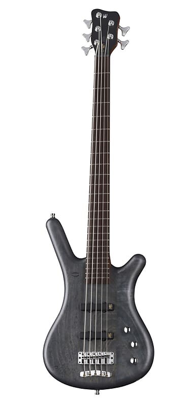 

Басс гитара Warwick Pro Series Corvette Standard 5 String Bass Guitar - Nirvana Black Transparent Satin