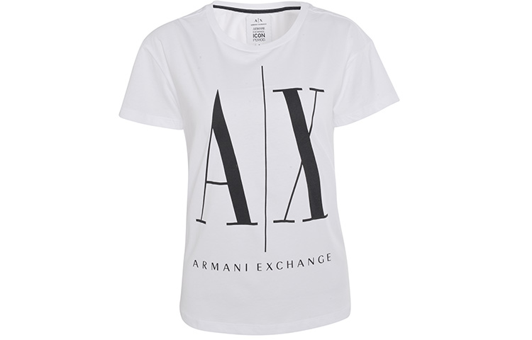 

Футболка женская белая Armani Exchange