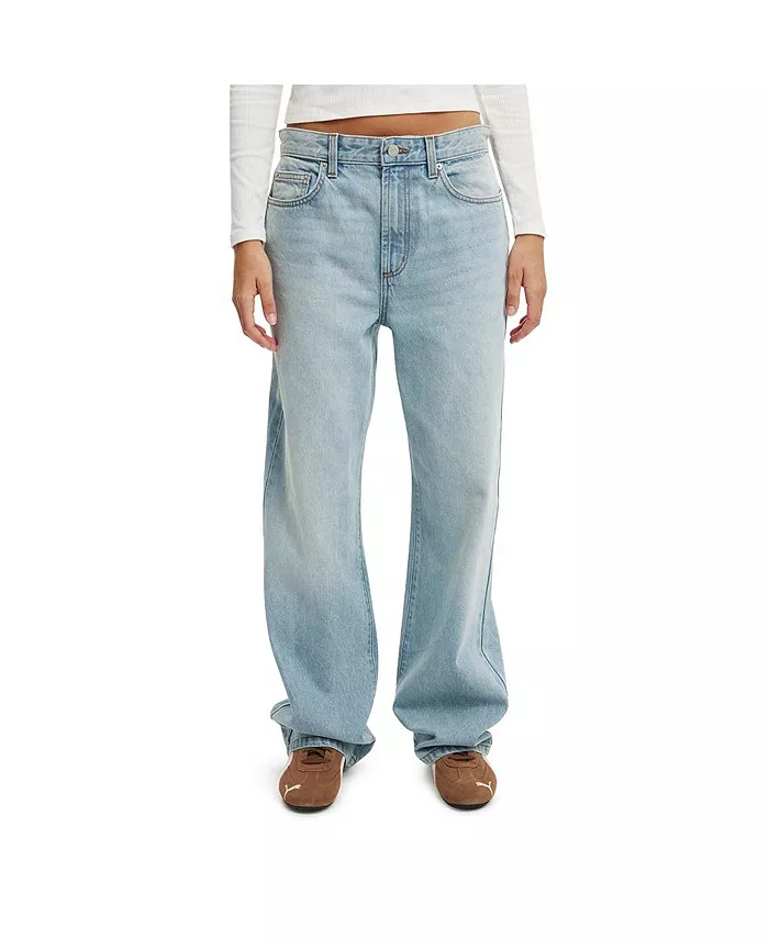

Женские джинсы прямого кроя 91 COTTON ON, синий