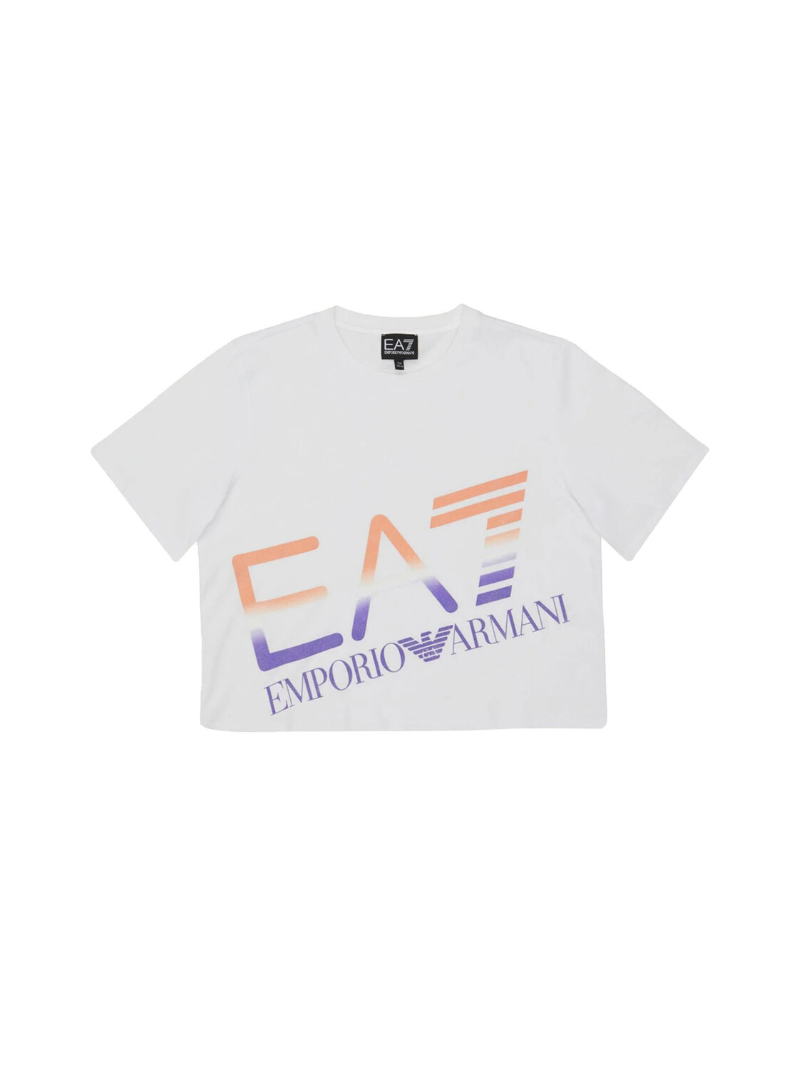 

Футболка t-shirt cropped bambina Ea7, белый