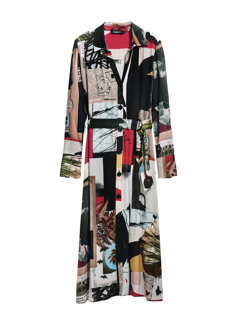 

Платье-рубашка Desigual Designed by Mr. Christian Lacroix, разноцветный