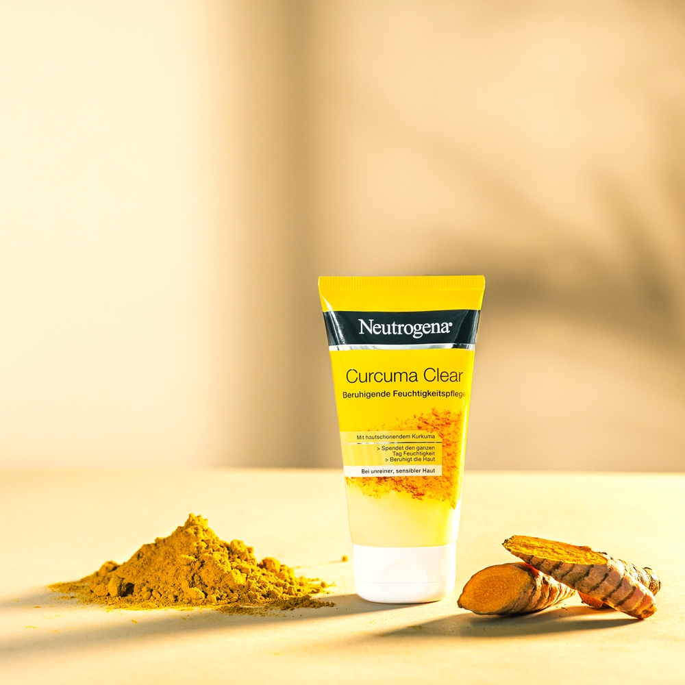 Крем для лица SPF NEUTROGENA Прозрачный успокаивающий и увлажняющий с куркумой — фото 2
