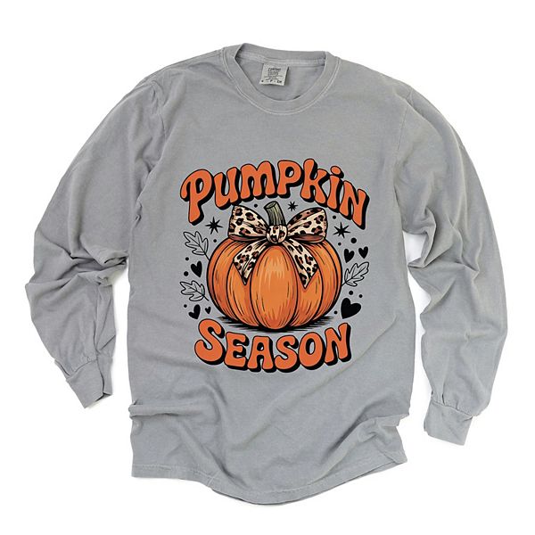 

Футболка с длинным рукавом Coquette pumpkin season leopard Simply Sage Market, Grey, Серый, Футболка с длинным рукавом Coquette pumpkin season leopard Simply Sage Market, Grey
