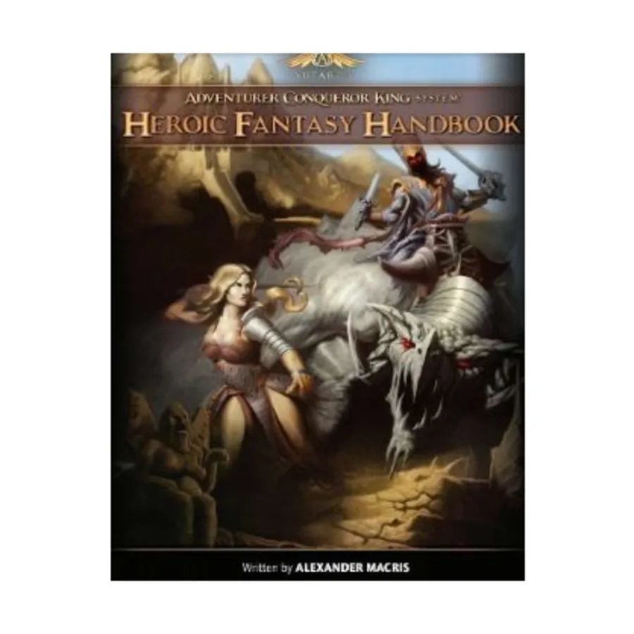 

Heroic Fantasy Handbook (POD, Black & White), Adventurer Conqueror King System, твердый переплет