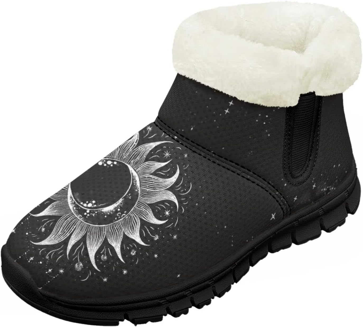 

Детские зимние ботинки для девочек с меховой подкладкой, короткие, с противоскользящей подошвой, легкие, теплые ботиночки на молнии Pointodoor, Thanksgiving