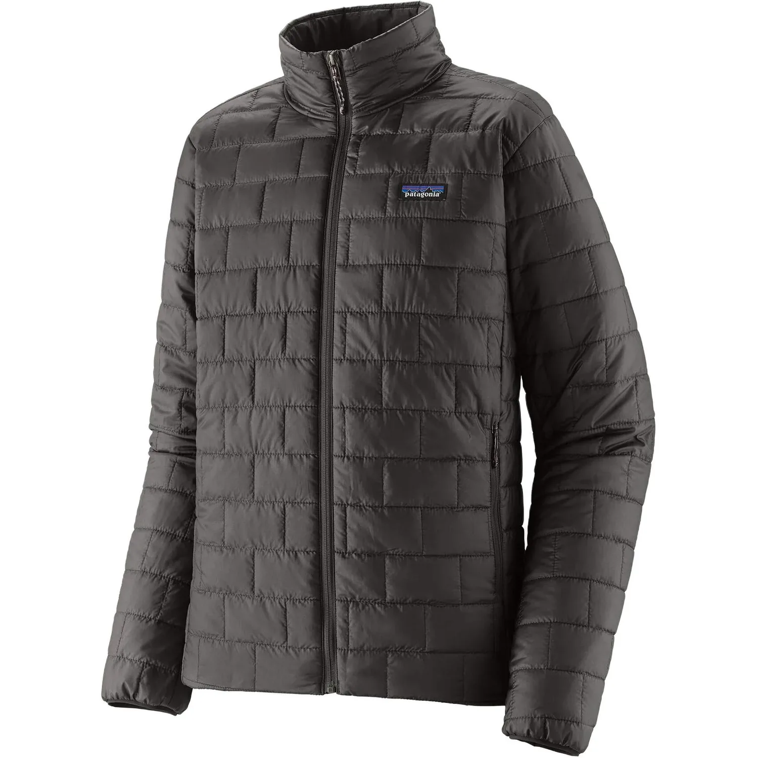 Куртка с квилтинговой отделкой на молнии Patagonia, черный/blk