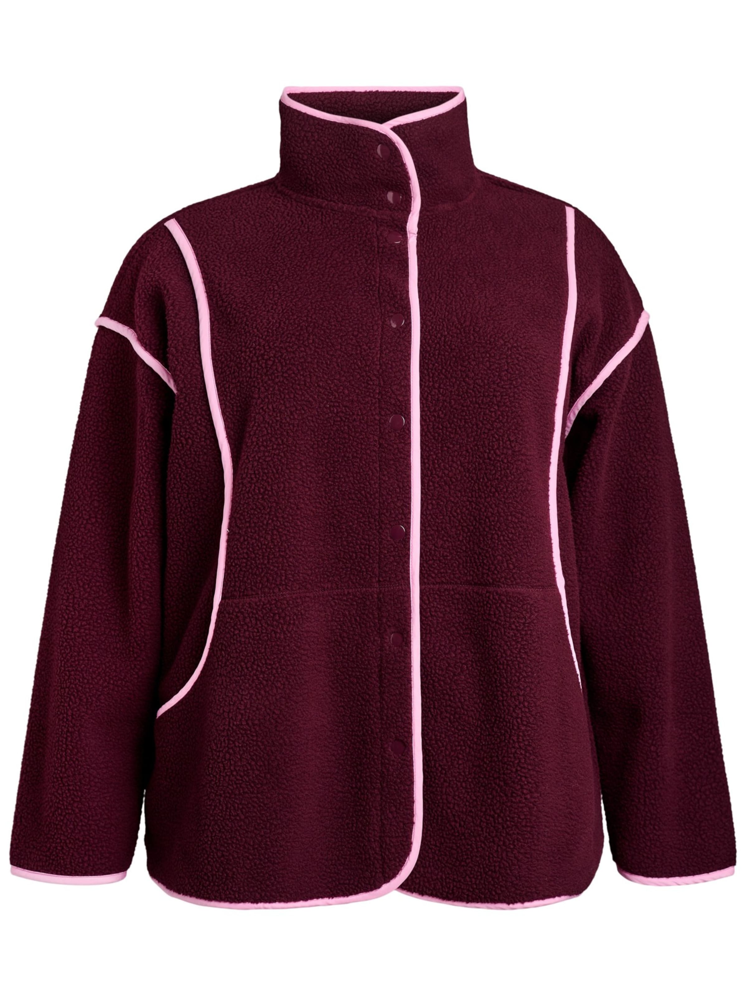 

Active by Zizzi Флисовая куртка 'ANILLA' в винно-красном цвете