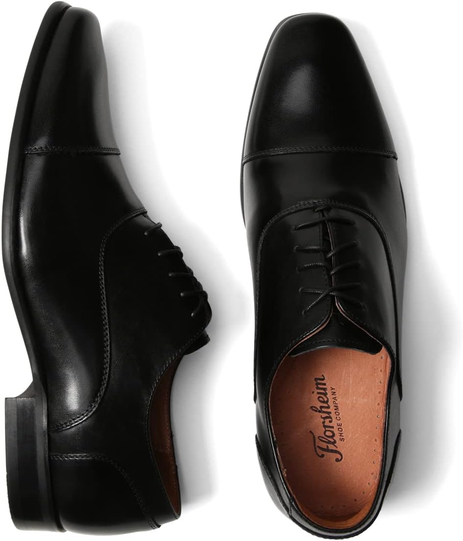 

Оксфорды Florsheim Postino Cap Toe, цвет Black Smooth