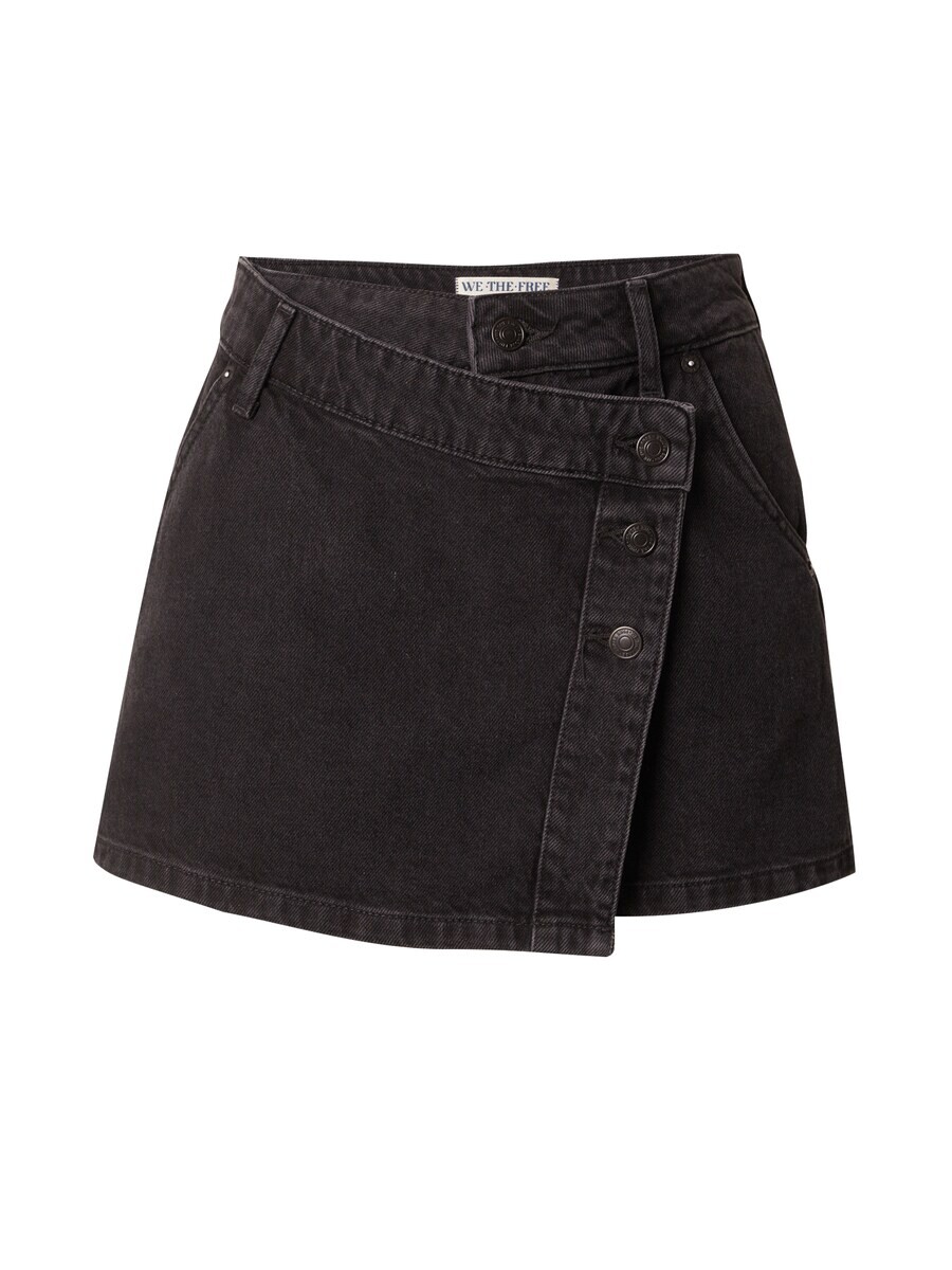 

Юбка мини Free People Skirt WYNNE, черный деним