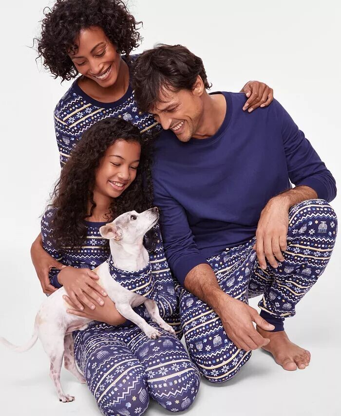 

Ханукальный пижамный комплект Family Pajamas, зеленый