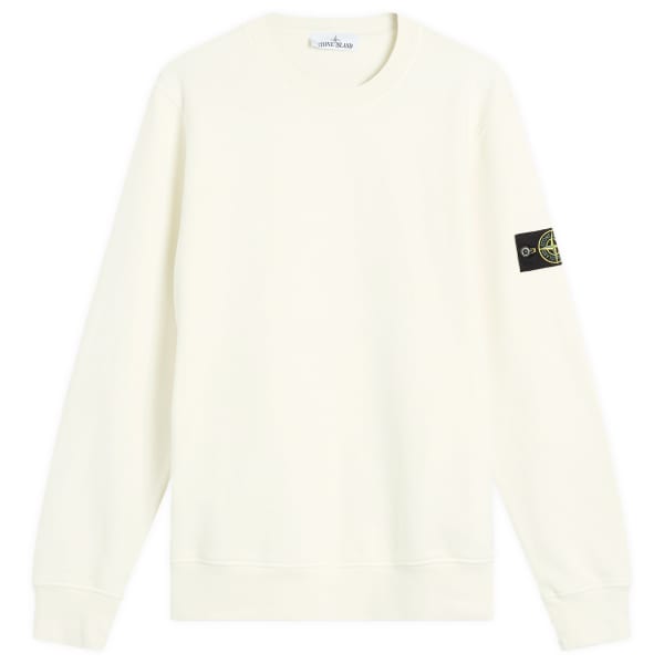 

Толстовка из органического хлопкового флиса Stone Island, цвет ivory
