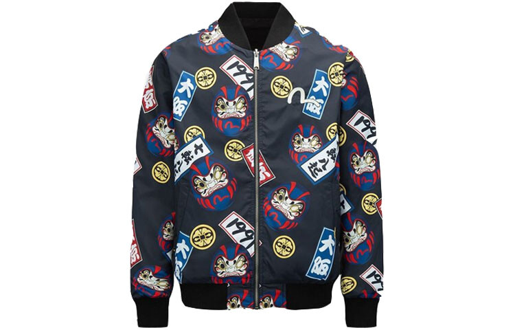 

Куртка мужская цветная/черная Evisu, черный