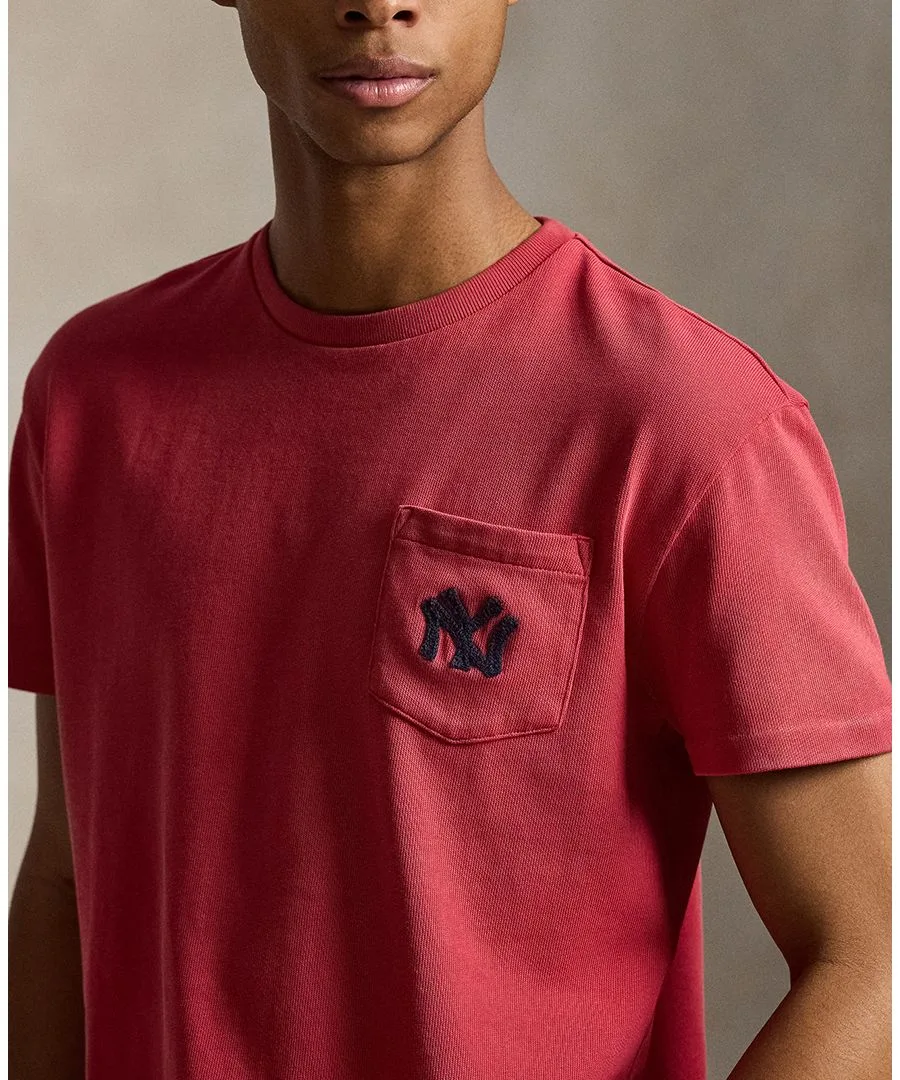 Мужская футболка с круглым вырезом Polo Ralph Lauren, Adirondack Berry — фото 2