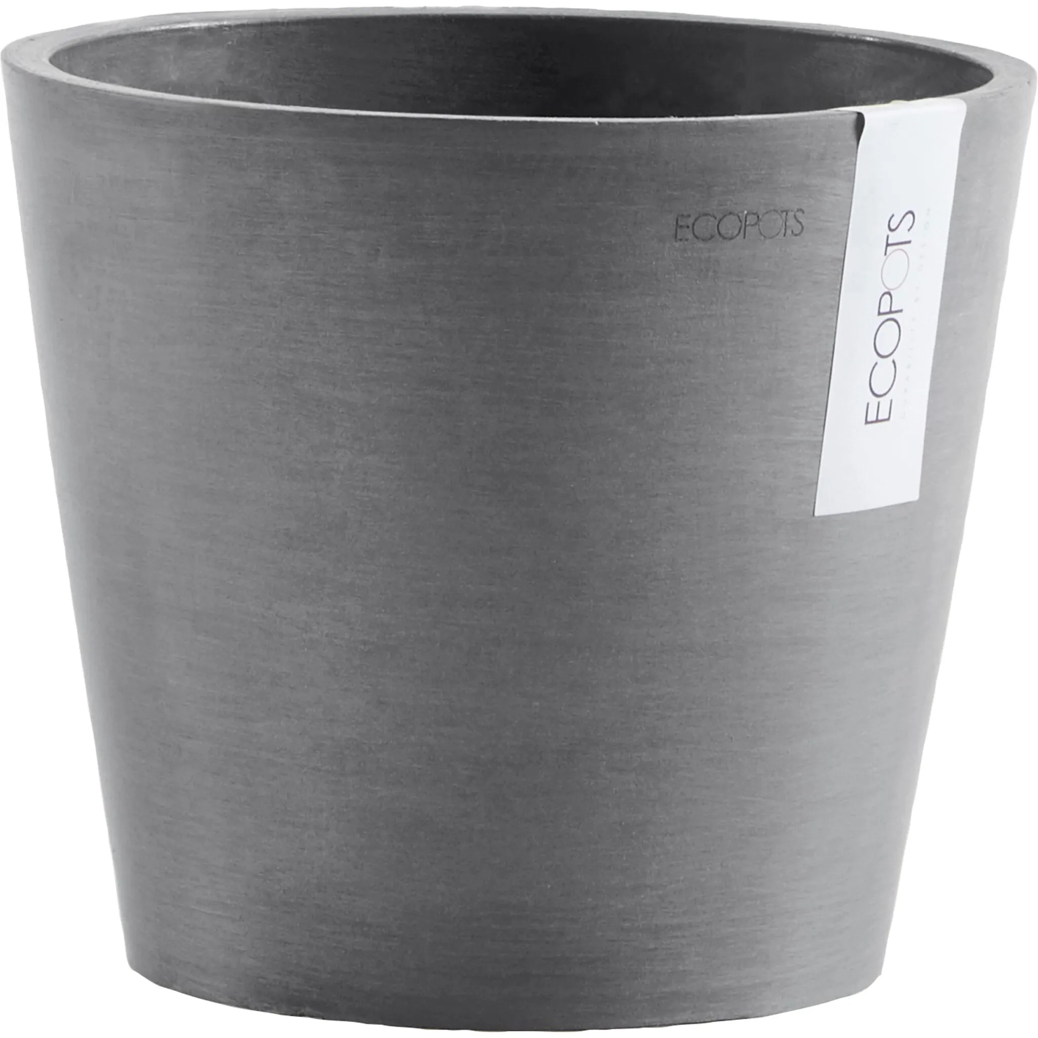 

Цветочный горшок ECOPOTS «AMSTERDAM Grey», ШxГxВ: 20x20x17,5 см, с резервуаром для воды, серый