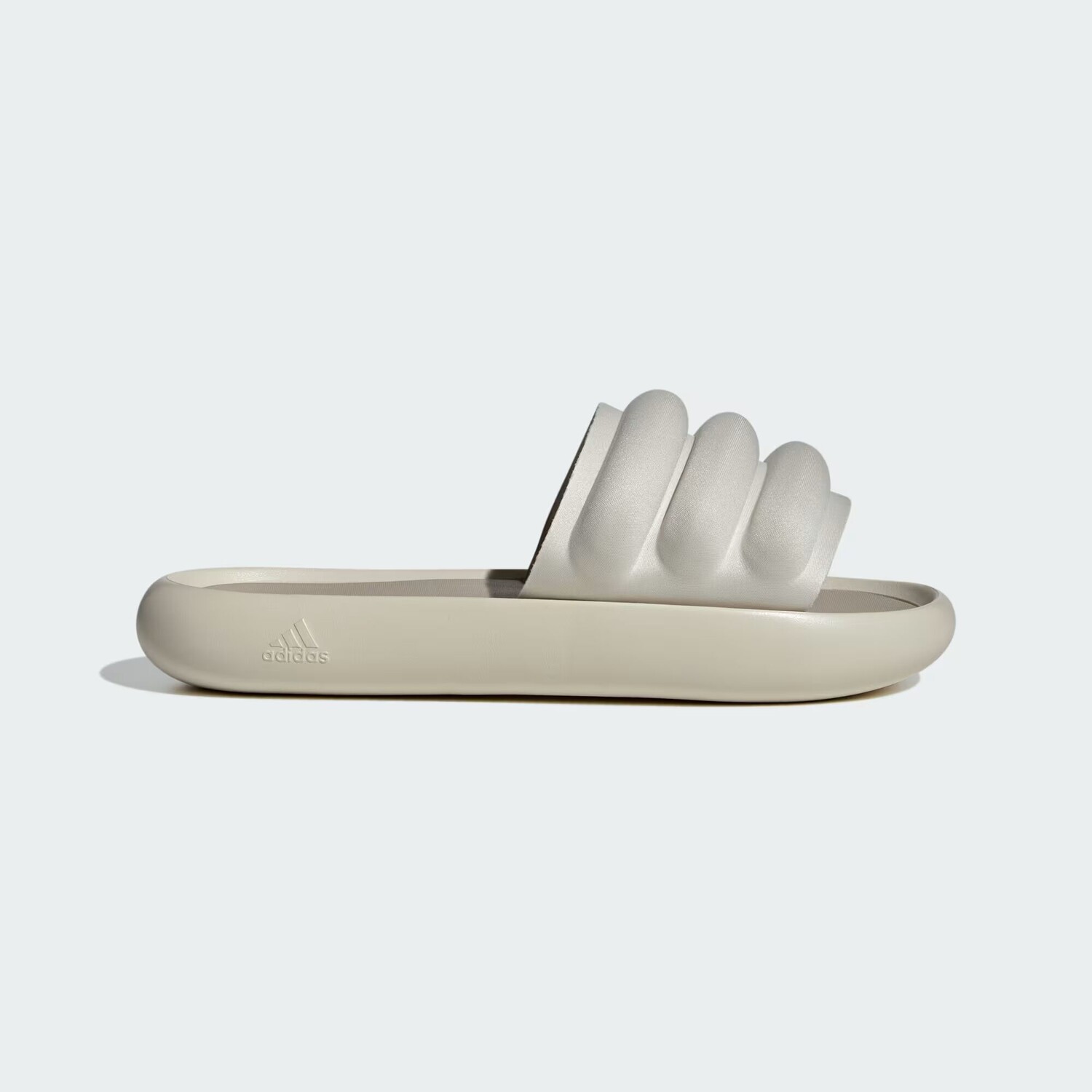 

Шлепанцы Adilette Zplaash Adidas, цвет Aluminium/Aluminium/Wonder Beige
