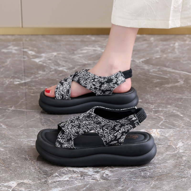 KLAOSD Женские пляжные сланцы Black, Green, White — слипоны 9628 Green, цвет Slip-on 9628 Green — фото 3