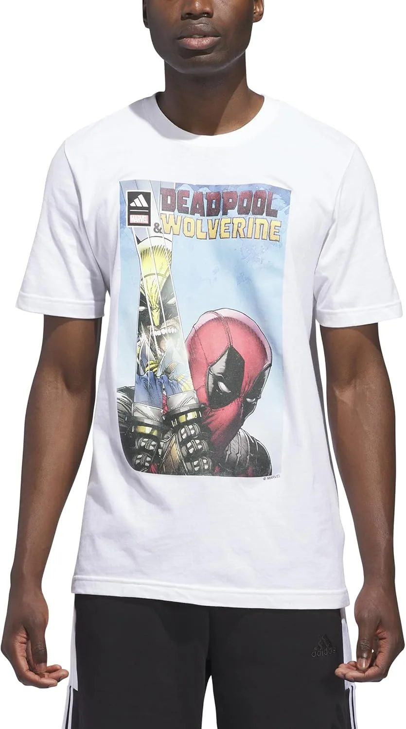 Футболка Adidas Marvel Deadpool and Wolverine — фото 2