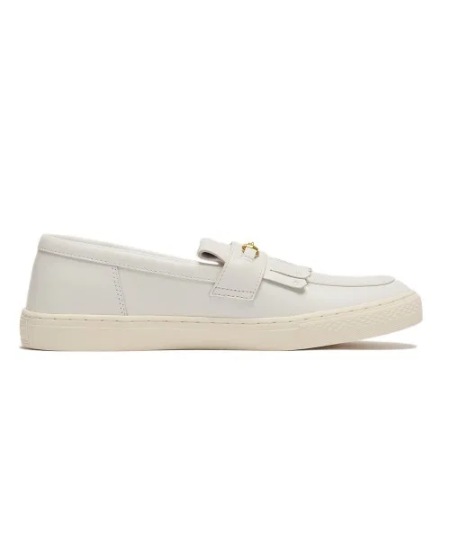 Унисекс лоферы из кожи Converse All Star Coupe GB Loafer белые — фото 4