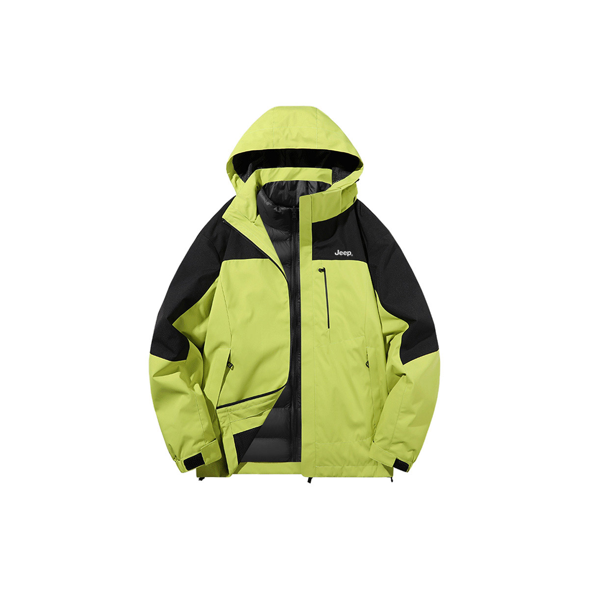 

Jeep Мужская пуховая куртка, Neon Green